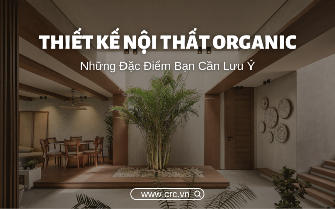 Xu hướng nội thất Organic - 5 đặc điểm lưu ý bạn cần biết về trào lưu thiết kế này