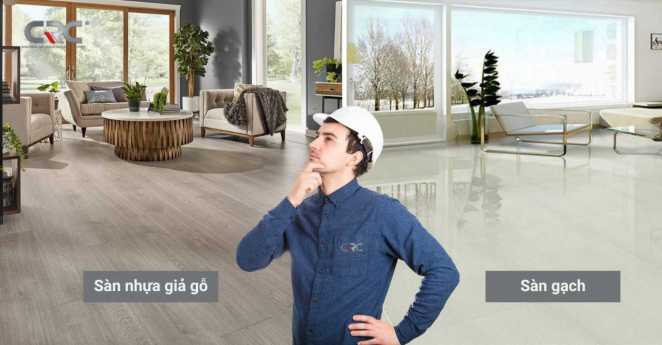 Nên Lát Sàn Nhựa Giả Gỗ Hay Sàn Gạch