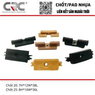 Phụ kiện thi công trang trí pag nhựa chốt 25