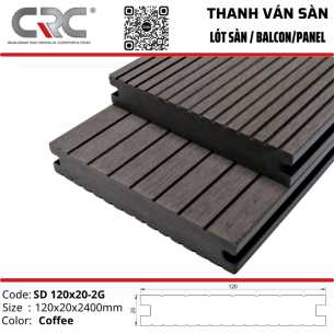 Sàn ngoài trời HD-120X20-2G