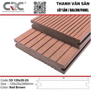 Sàn ngoài trời HD-120X20-2G