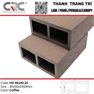 Thanh lam trang trí HD-90X40-2S