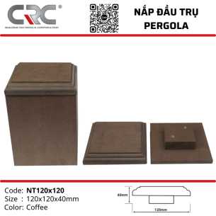 Nắp đầu trụ Pergola NT100x100
