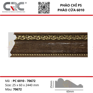 Phào chỉ cửa PC6010-70672