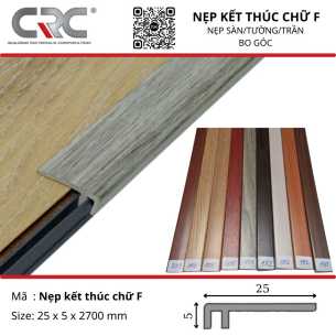 Nẹp nhựa chữ F