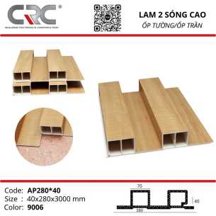 Tấm ốp lam 2 sóng L2-9006AP