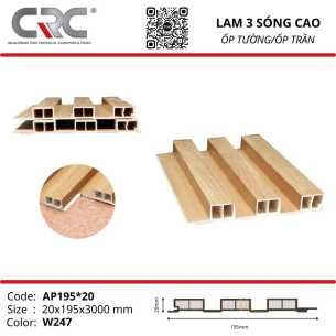 Tấm ốp lam 3 sóng cao L3-W247AP