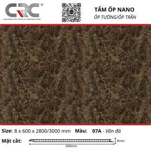 Tấm ốp nano 600-07A-Vân đá