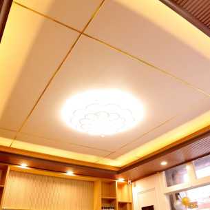 Mẫu 2 - Trần giật cấp Lam sóng + Nano