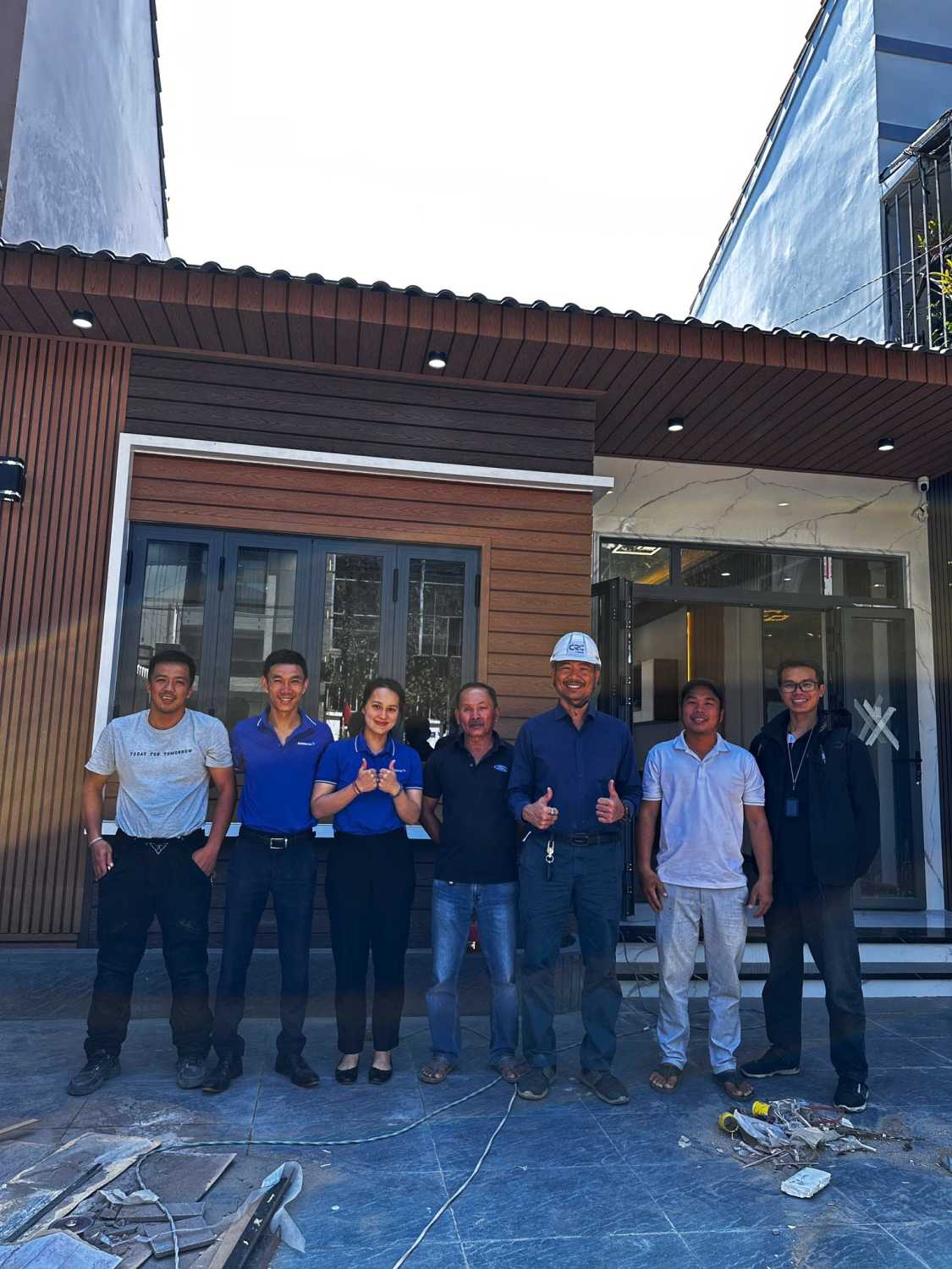 Bàn giao nhà lắp ghép CRChome G550 tại Lâm Đồng