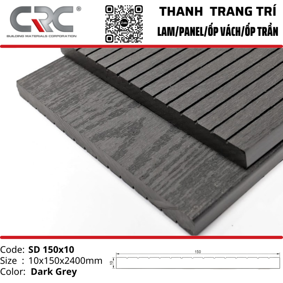 Thanh ốp đa năng SD150x10