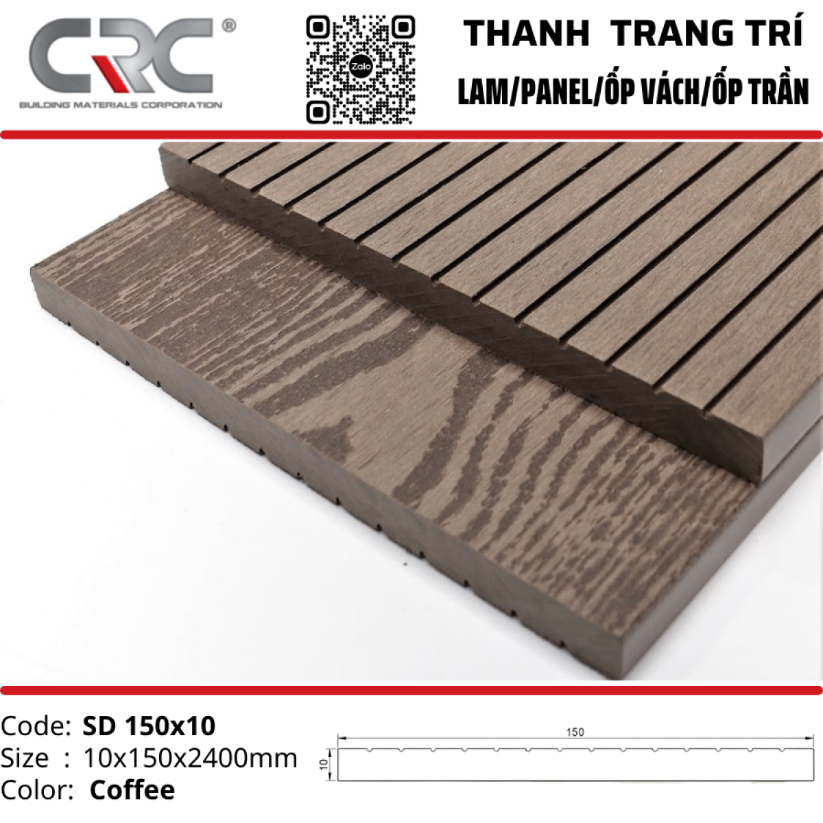 Thanh ốp đa năng SD150x10
