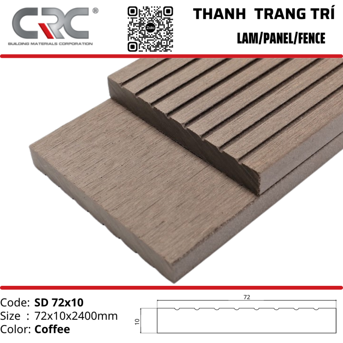 Thanh ốp đa năng SD-72X10