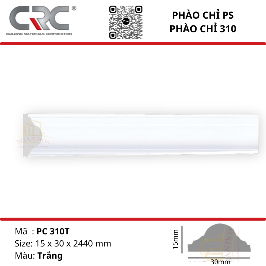 Phào chỉ tường PC310T