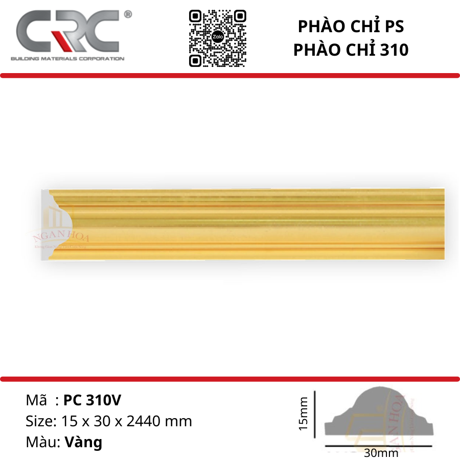 Phào chỉ tường PC310V