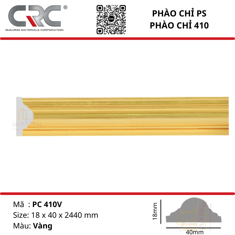 Phào chỉ tường PC410V