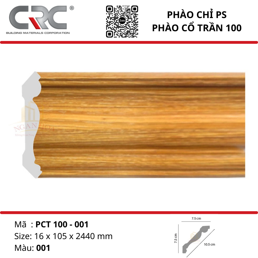 Phào cổ trần PCT100-001