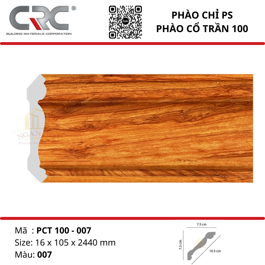 Phào cổ trần PCT100-007