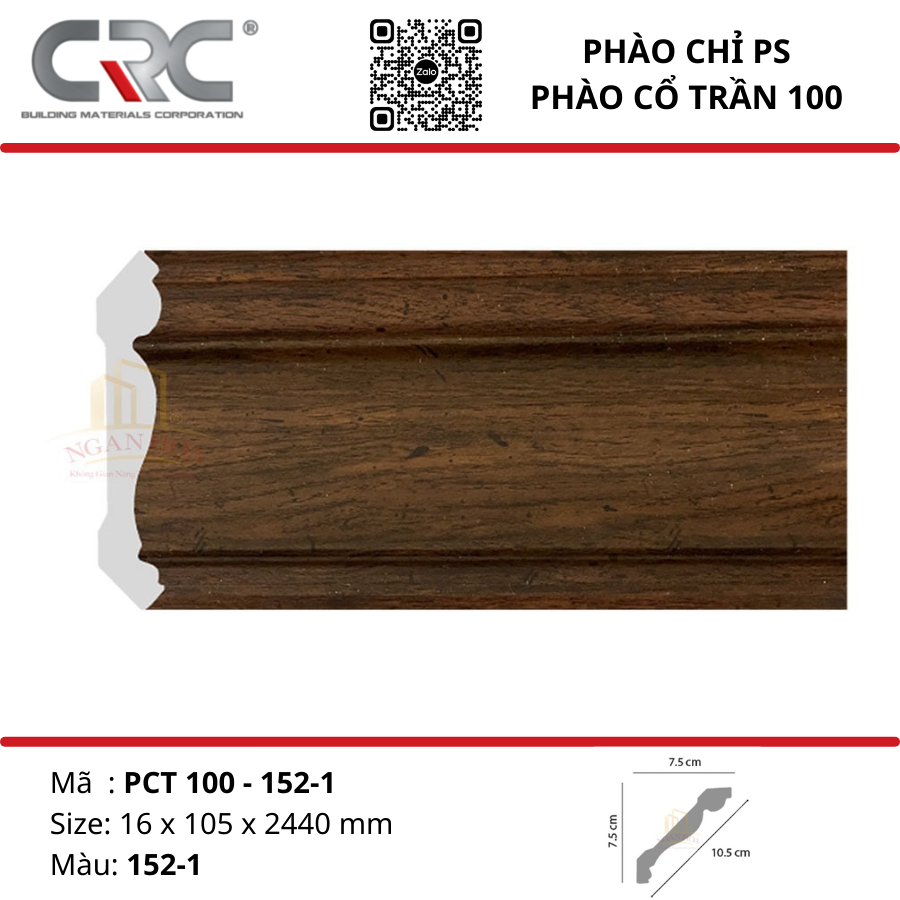 Phào cổ trần PCT100-152-1