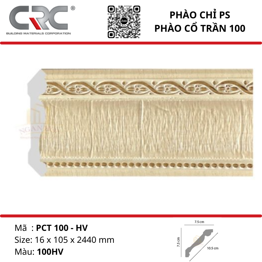 Phào cổ trần PCT100HV