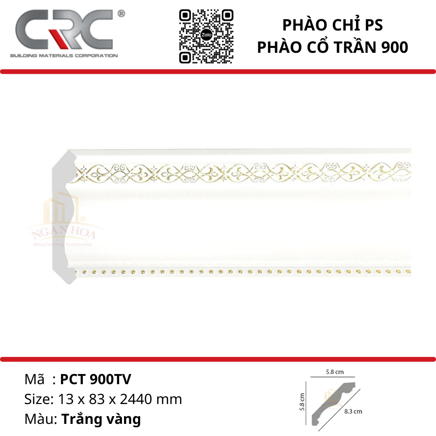 Phào cổ trần PCT900TV