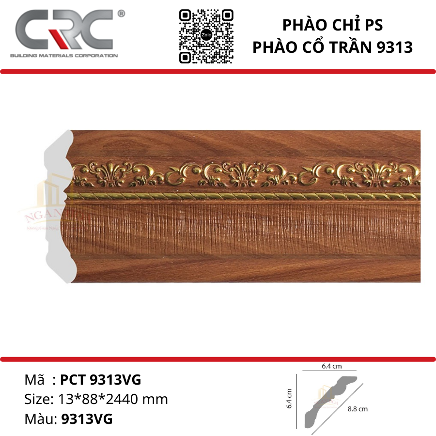 Phào cổ trần PCT9313VG