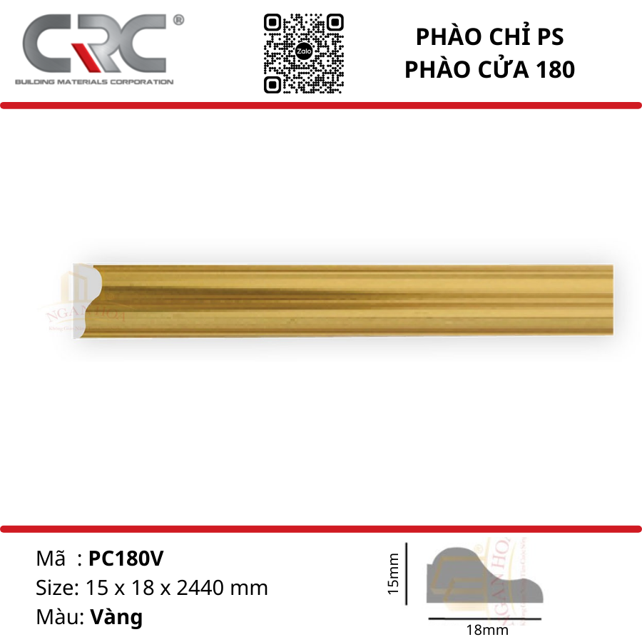 Phào chỉ cửa PC180V