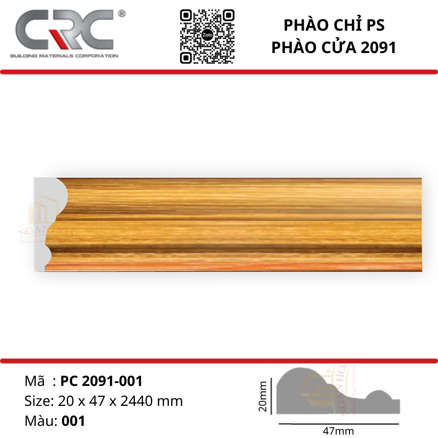 Phào chỉ cửa PC2019-001