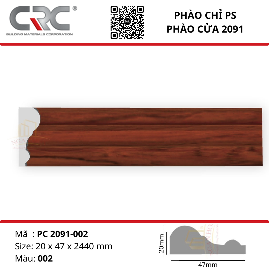 Phào chỉ cửa PC2091-002