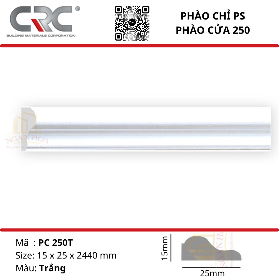 Phào chỉ cửa PC250T