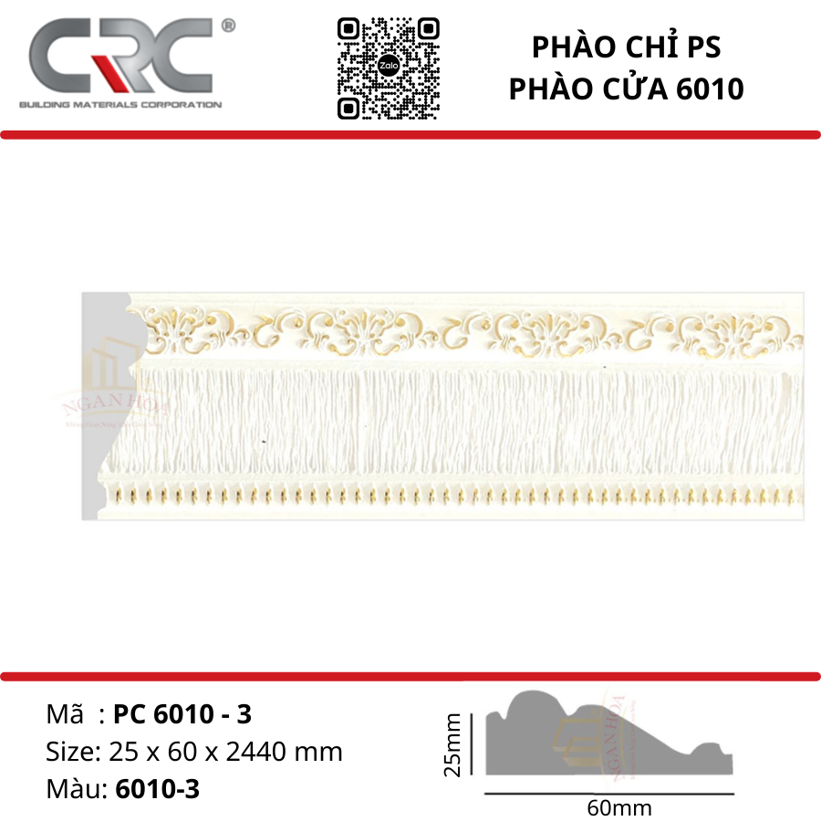 Phào chỉ cửa PC6010-3