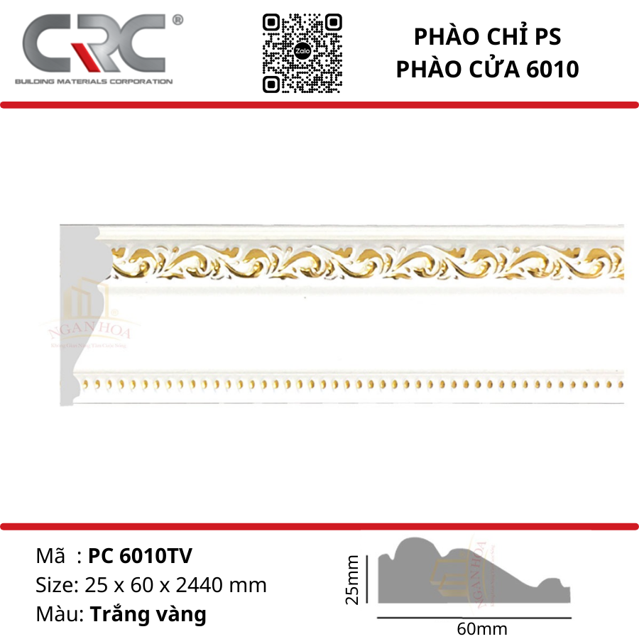 Phào chỉ cửa PC6010TV