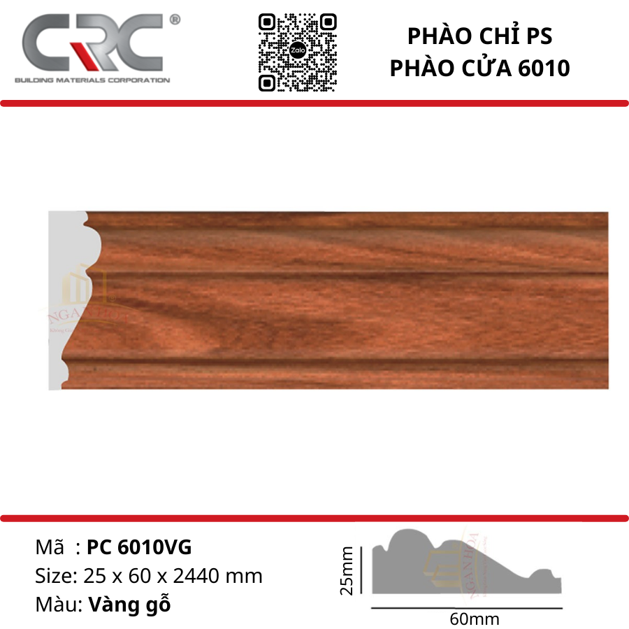 Phào chỉ cửa PC6010VG