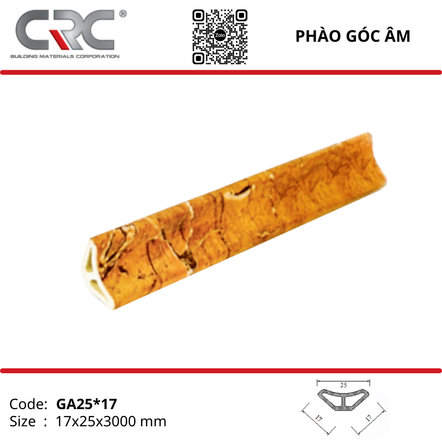 Phào V âm 25