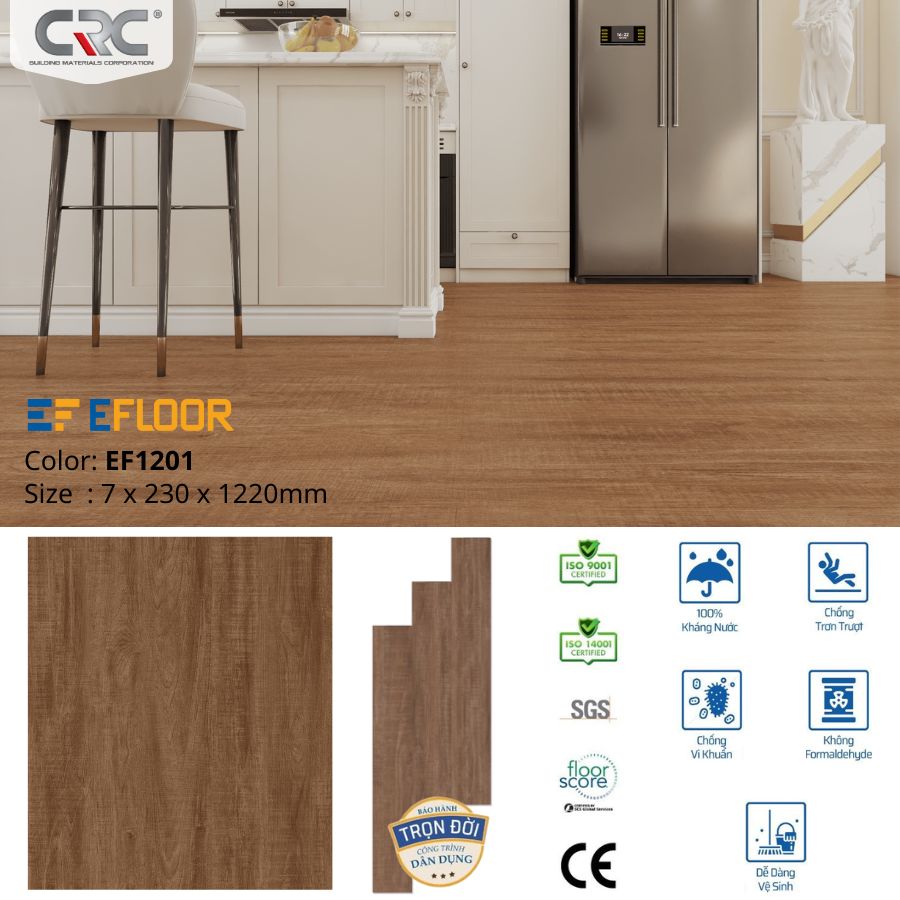 Sàn nhựa hèm khóa EF1201