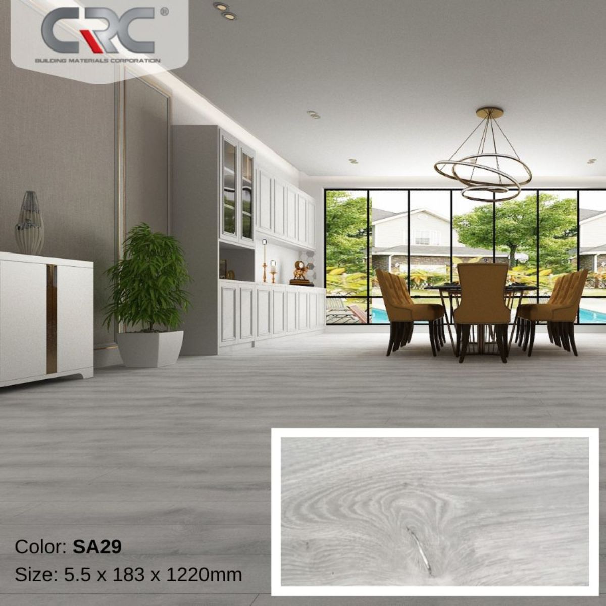 Sàn nhựa hèm khóa SA29