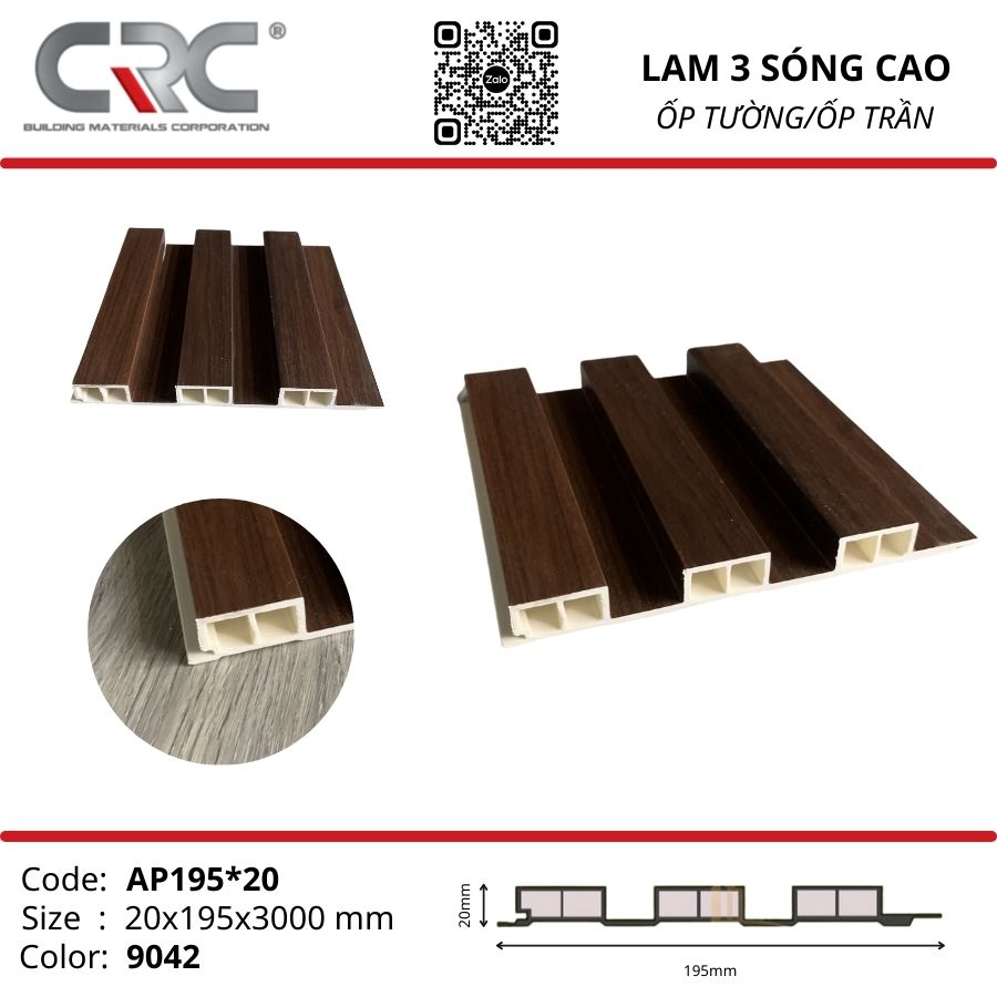Tấm ốp lam 3 sóng cao L3-9042AP