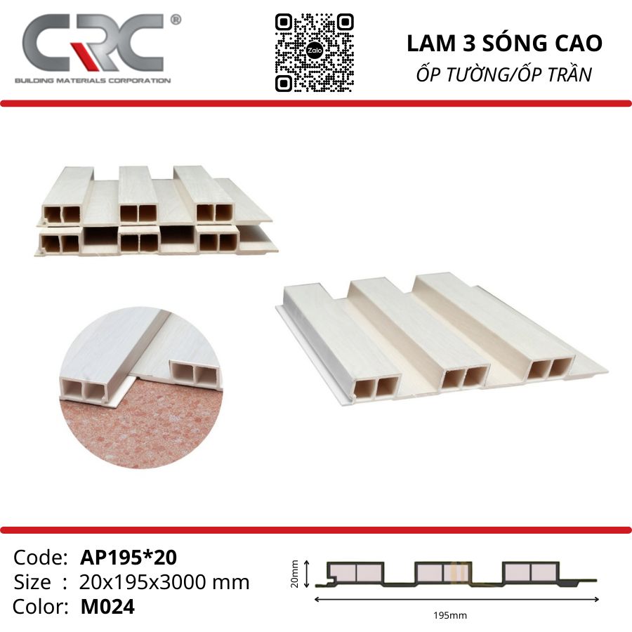 Tấm ốp lam 3 sóng cao L3-M024AP
