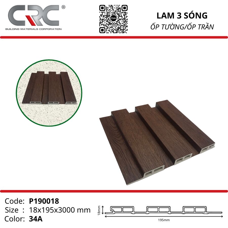Tấm ốp lam 3 sóng cao C3-34A-AR