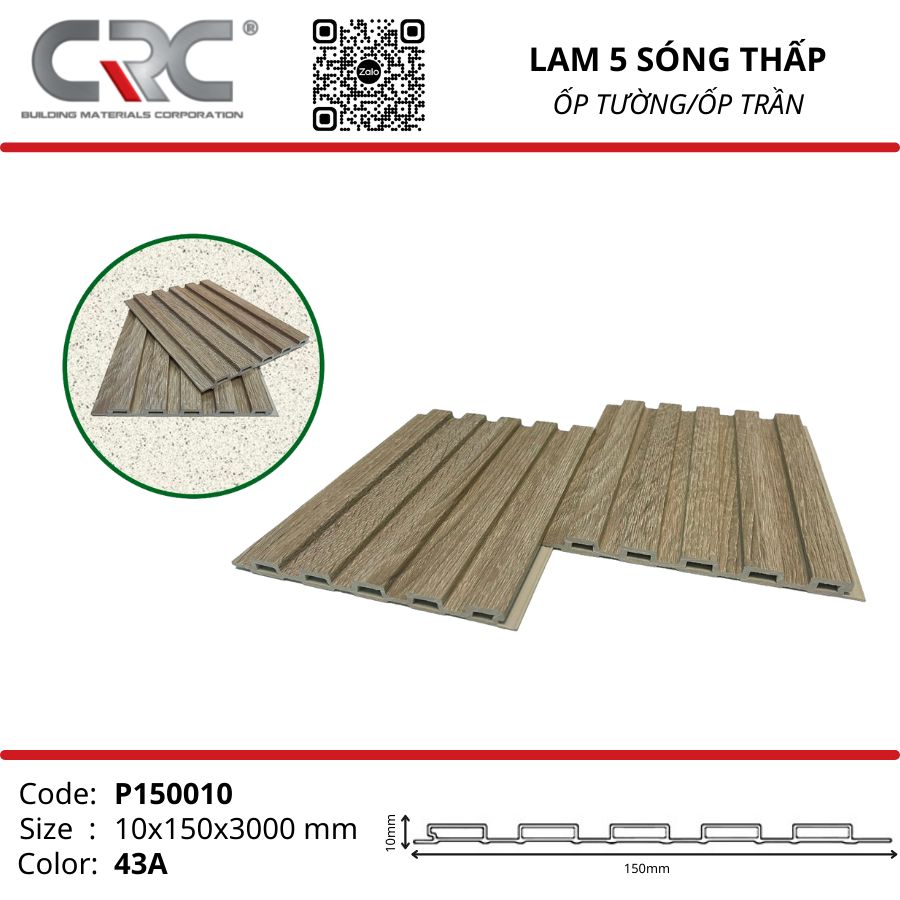 Tấm ốp lam 5 sóng thấp 43A-AR